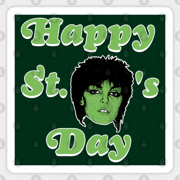 Happy St Pat Benatar's Day Sticker by darklordpug